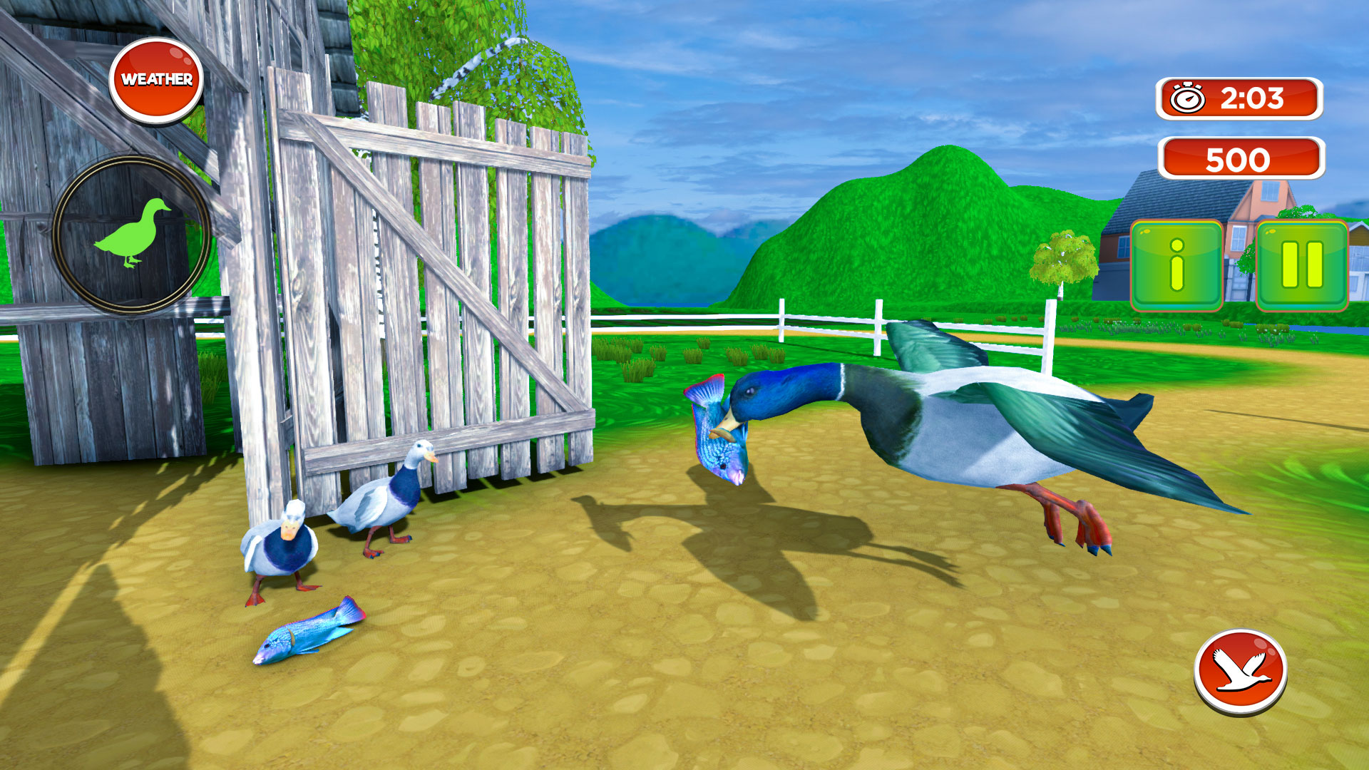 اسکرین شات 3 بازی Talking Duck Bird game