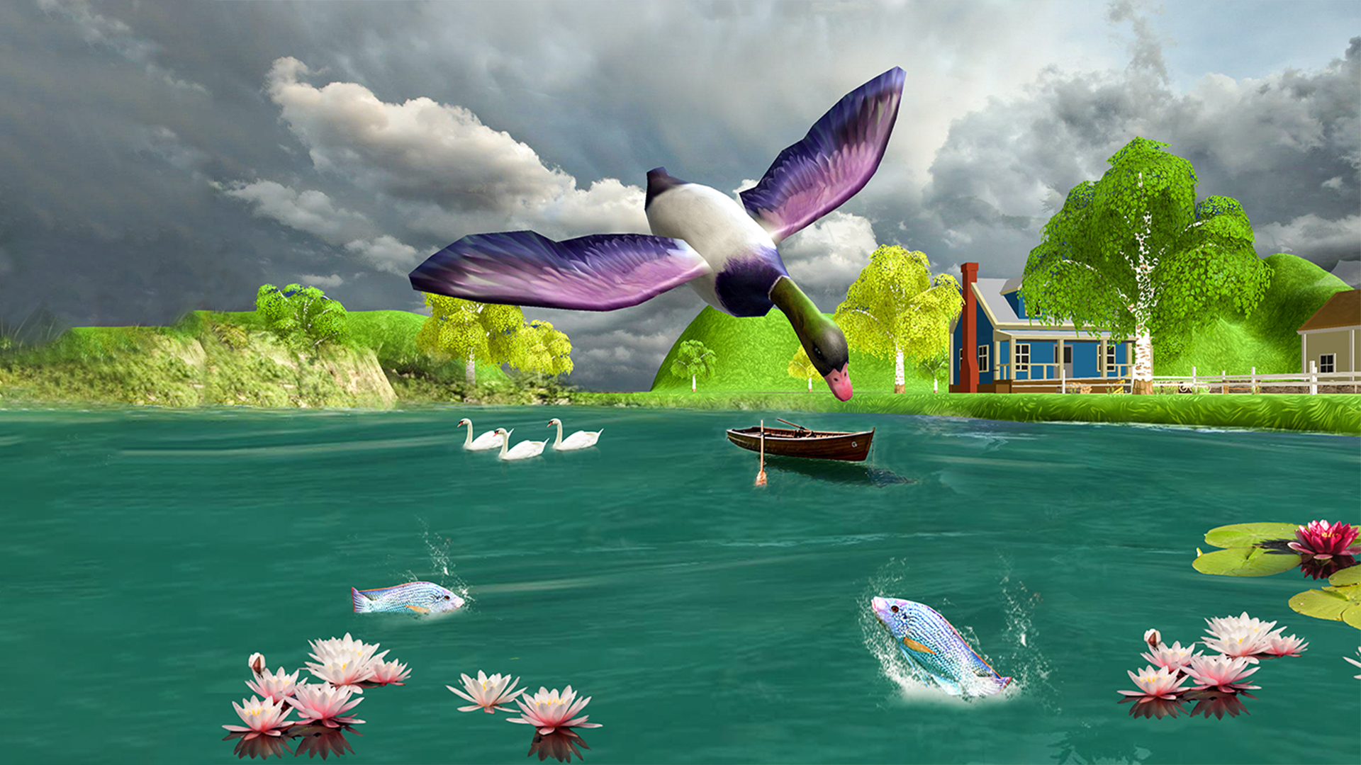 اسکرین شات 7 بازی Talking Duck Bird game