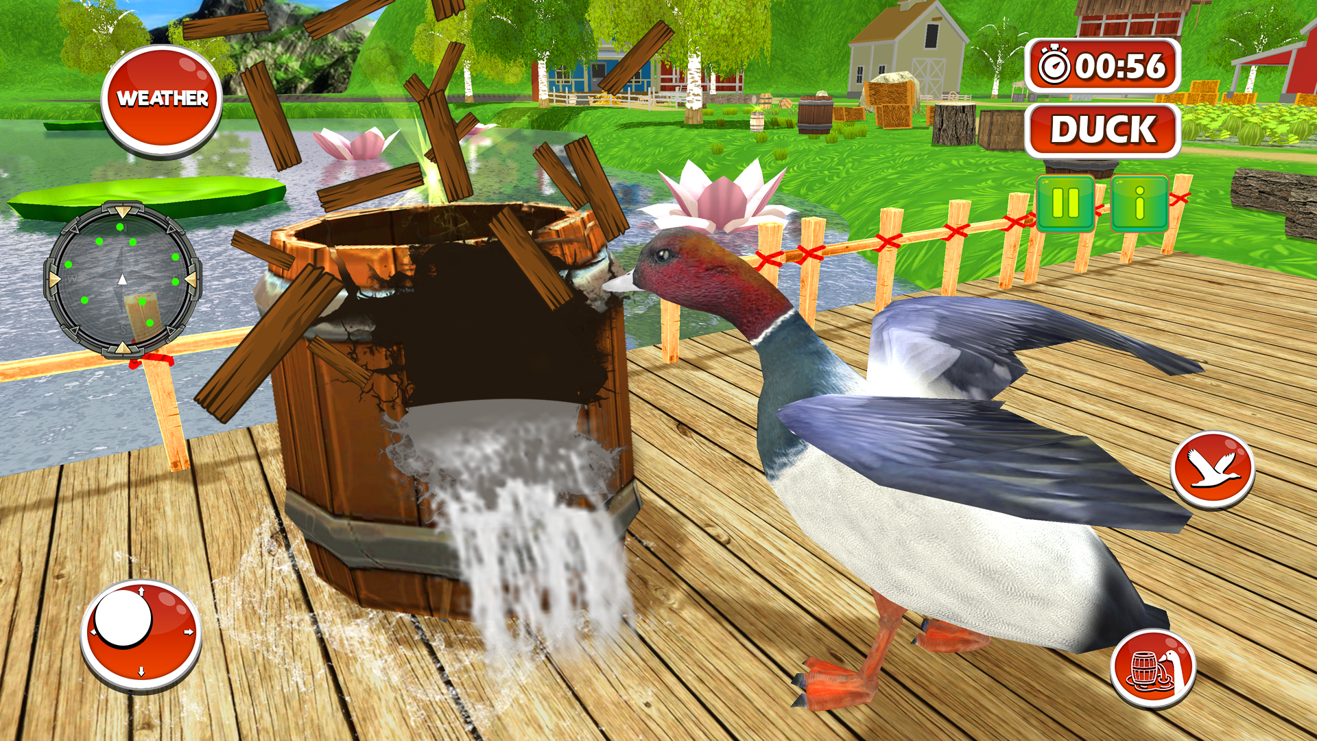 اسکرین شات 6 بازی Talking Duck Bird game