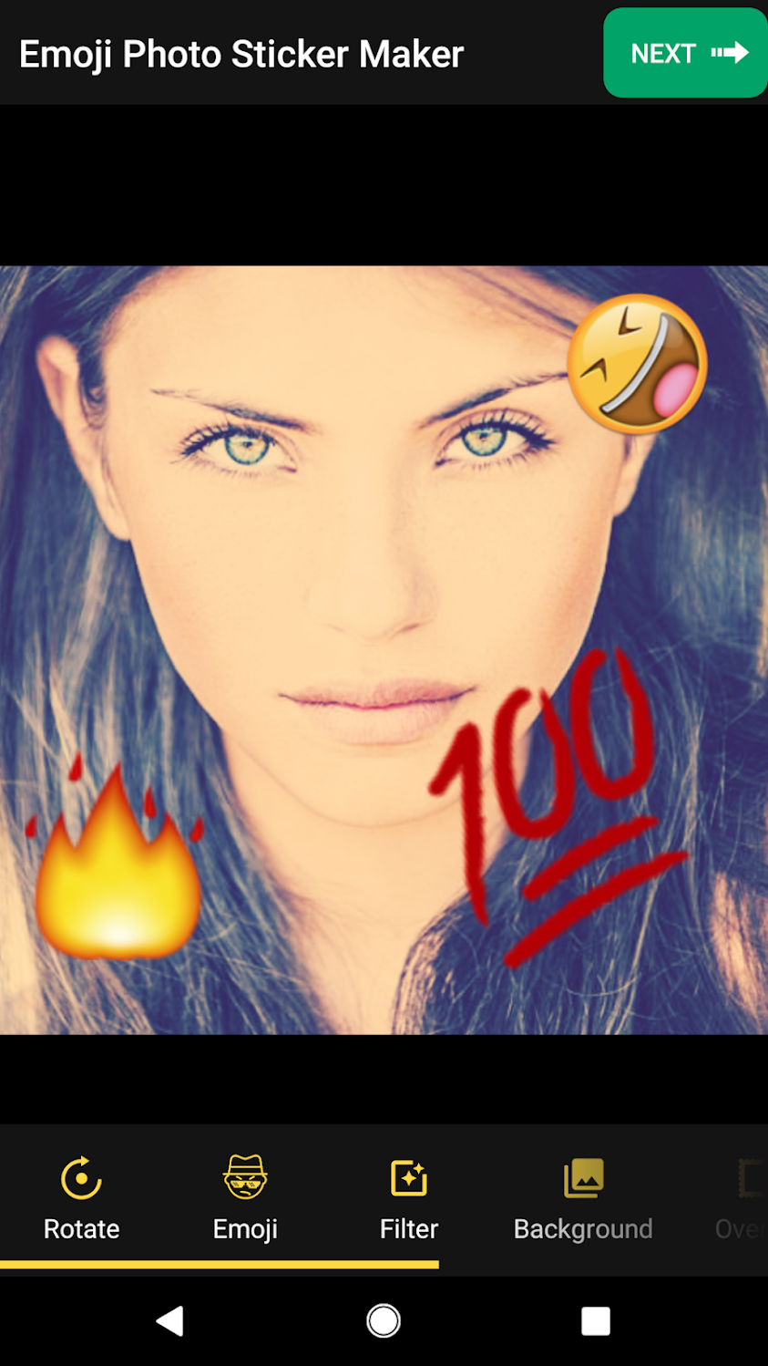 اسکرین شات 1 برنامه Emoji Stickers Photo Editor