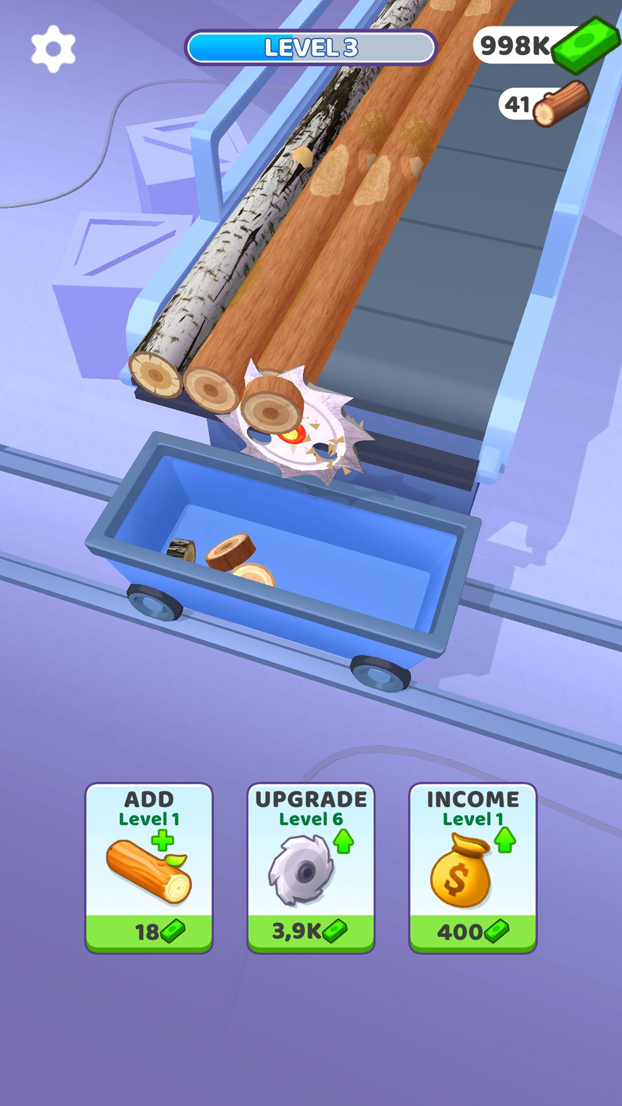 اسکرین شات 7 بازی Idle Cutter: Wood Slice