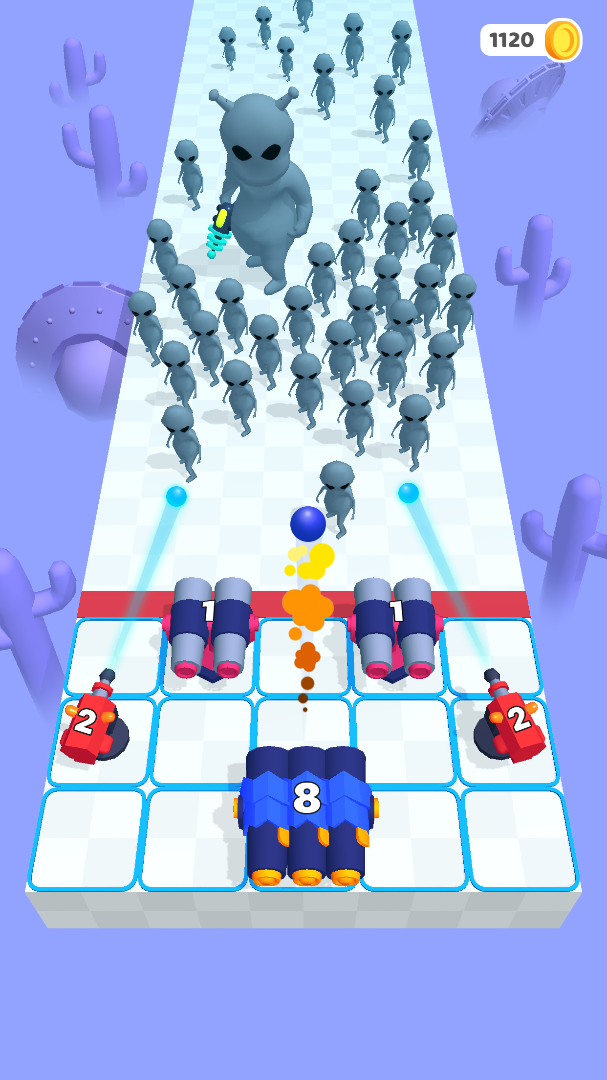 اسکرین شات 3 بازی Shooting Towers: Merge Defense