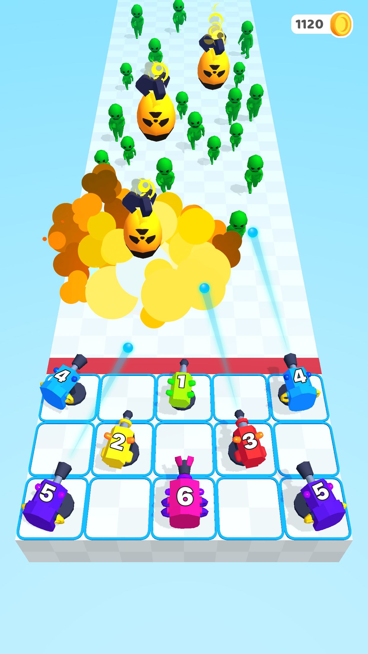 اسکرین شات 5 بازی Shooting Towers: Merge Defense