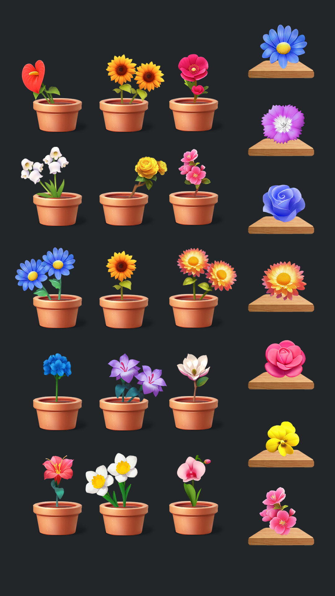 اسکرین شات 5 بازی Floral Sort 3D: Blossom Games