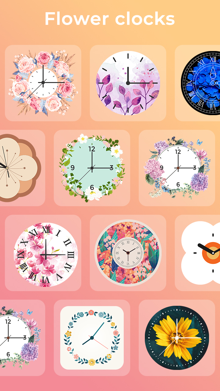 اسکرین شات 5 برنامه Flower Launcher, beauty themes