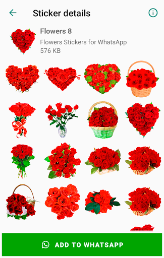 اسکرین شات 7 برنامه Flowers Stickers for WhatsApp 🌷🌹💐 WAStickerApps