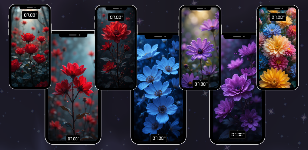 اسکرین شات 6 برنامه Flowers Wallpapers HD