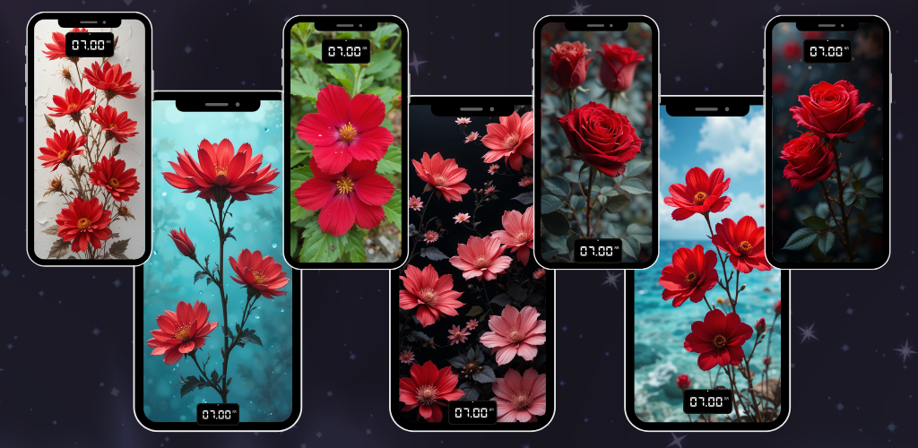 اسکرین شات 8 برنامه Flowers Wallpapers HD