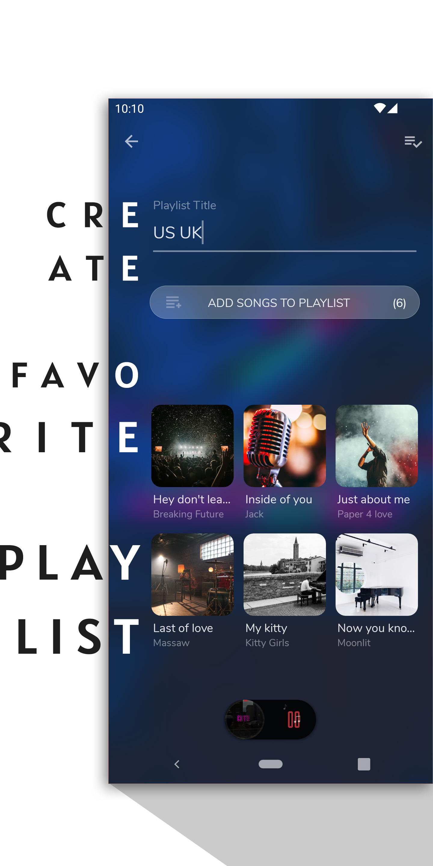 اسکرین شات 6 برنامه Flowie: Music Player