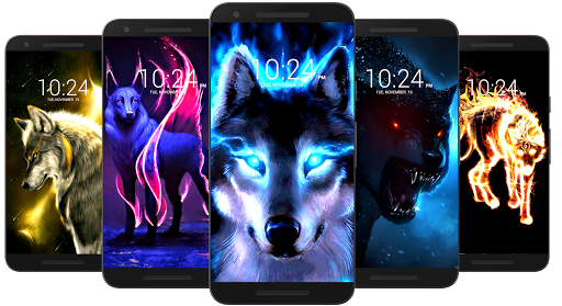 اسکرین شات 4 برنامه Wolf Wallpaper HD