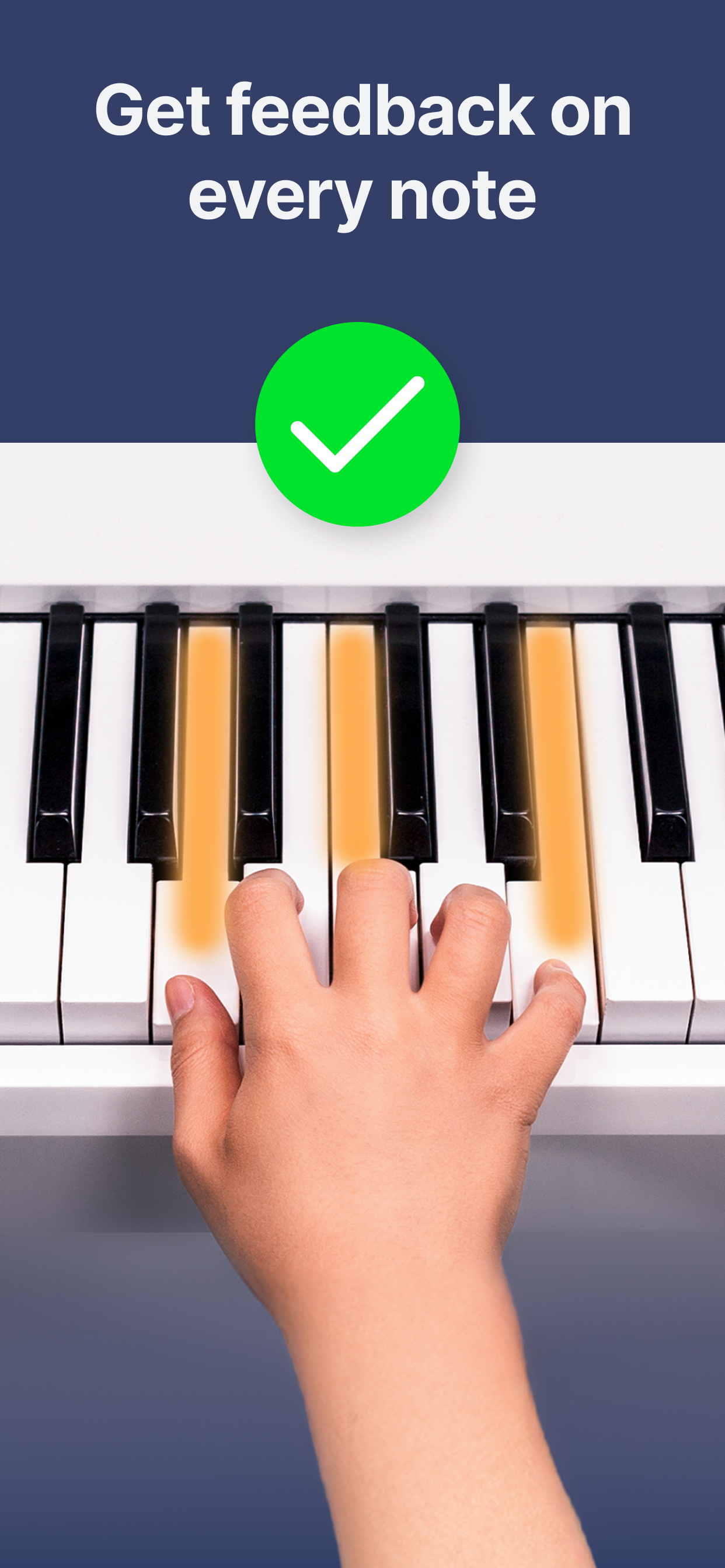اسکرین شات 2 برنامه flowkey: Learn piano
