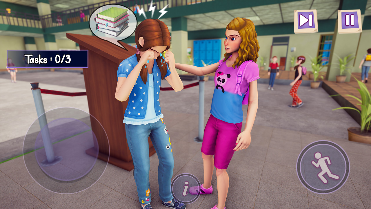 اسکرین شات 2 بازی Popular High School Girl Game