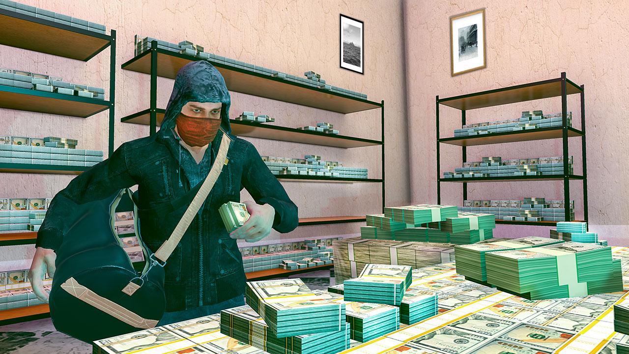 اسکرین شات 8 بازی Heist Thief Robbery Grand Bank