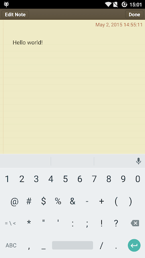 اسکرین شات 2 برنامه Classic Notes Lite - Notepad