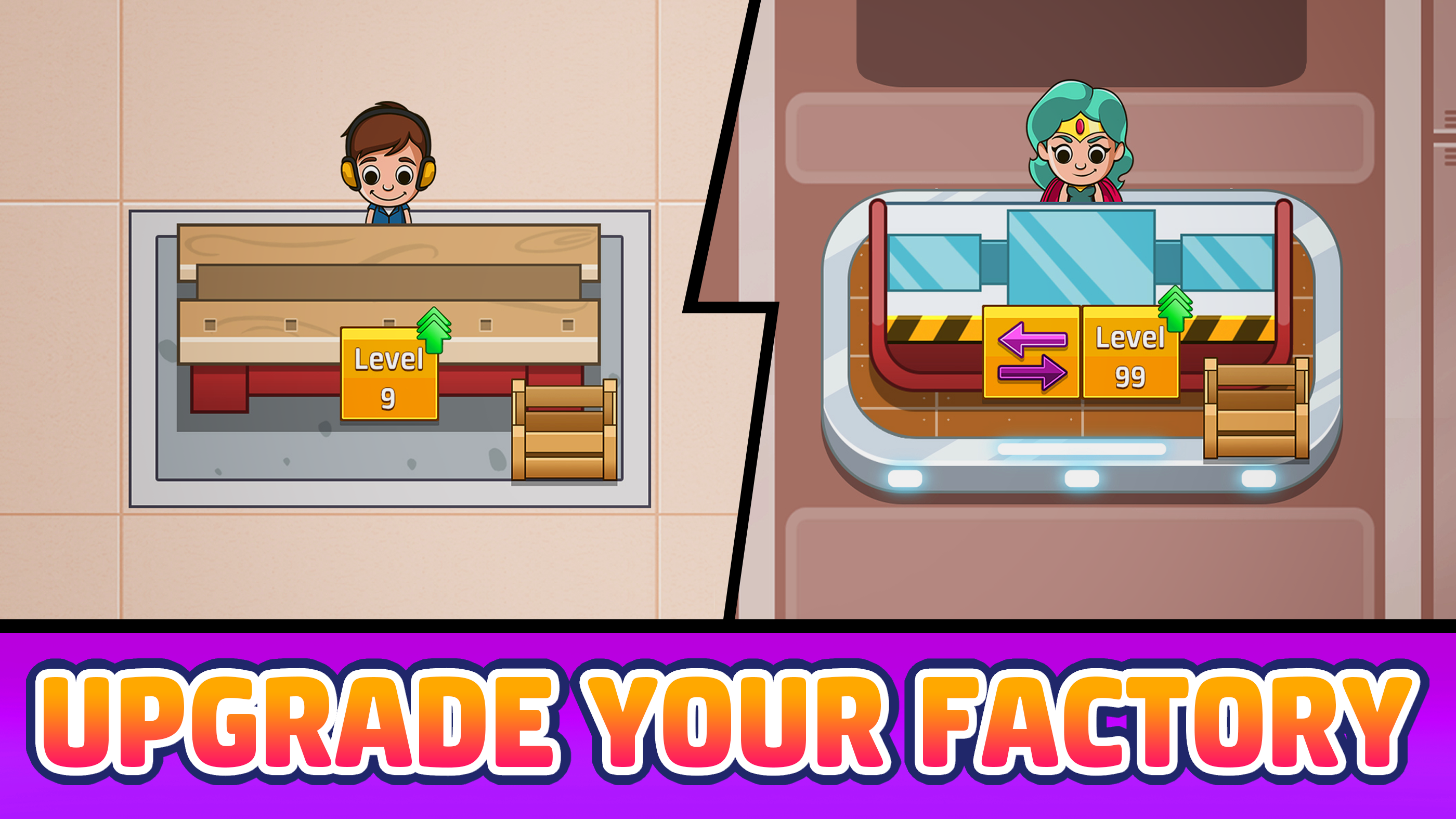 اسکرین شات 2 بازی Idle Factory Tycoon: Business!