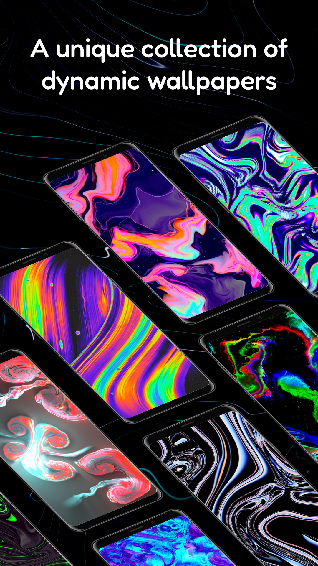 اسکرین شات 2 برنامه Magic Fluid, Live Wallpaper 4D