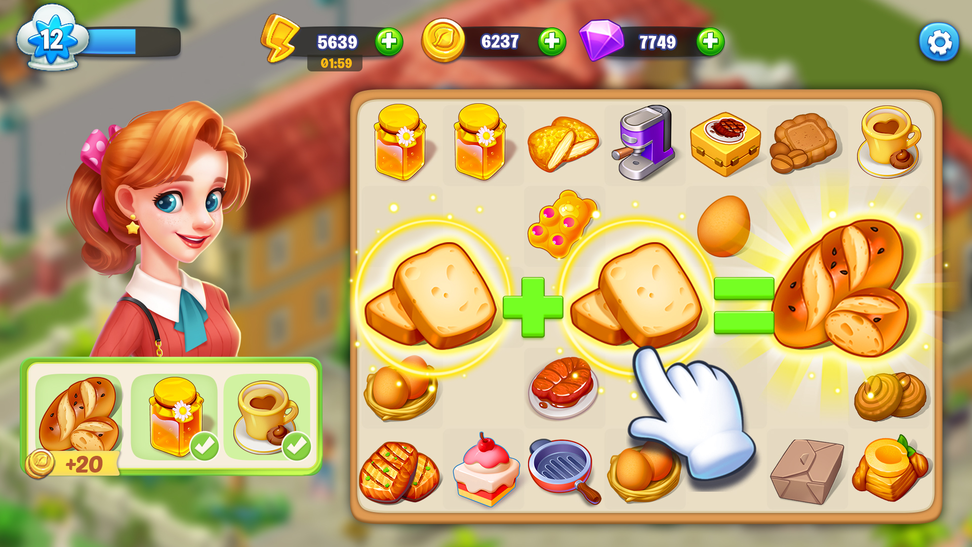 اسکرین شات 2 بازی Merge Cooking: Restaurant Game