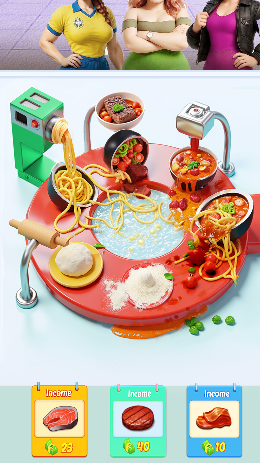 اسکرین شات 5 بازی Happy Cooking Merge™