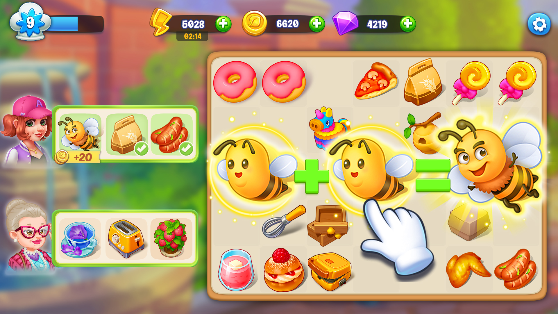 اسکرین شات 3 بازی Merge Cooking: Restaurant Game