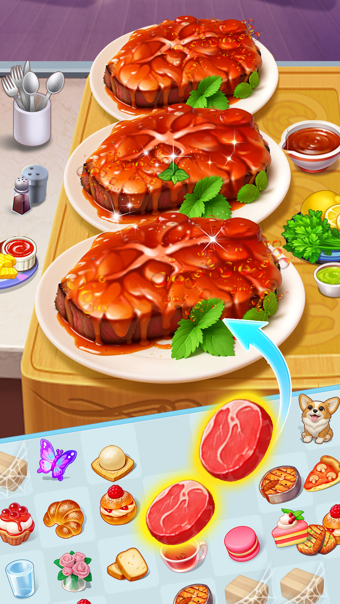 اسکرین شات 1 بازی Happy Cooking Merge™