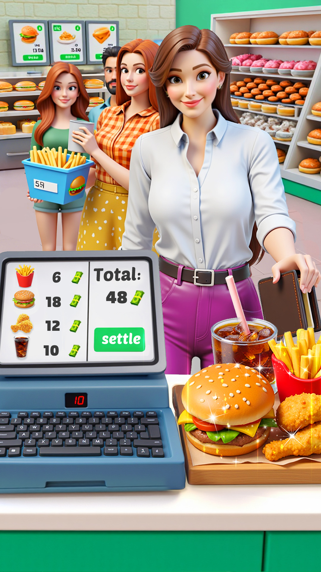 اسکرین شات 3 بازی Happy Cooking Merge™