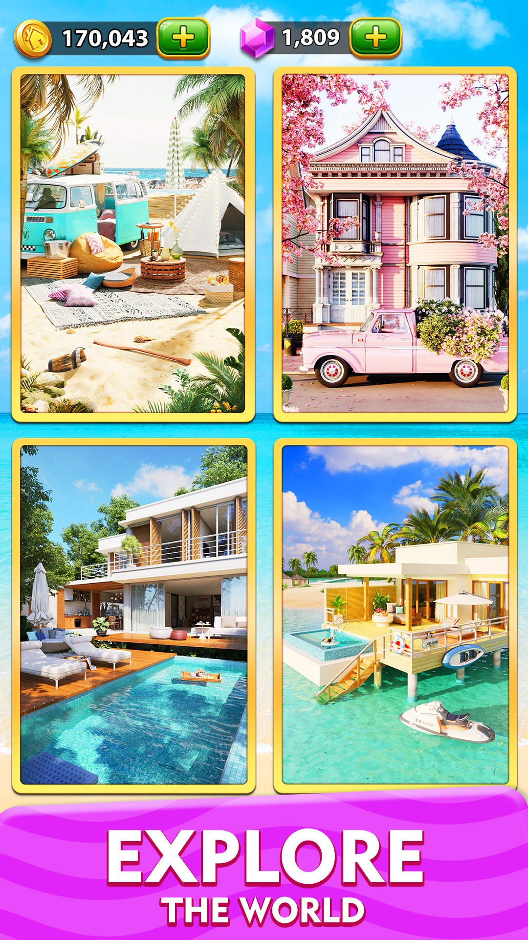 اسکرین شات 6 بازی Solitaire Tripeaks Home: Merge