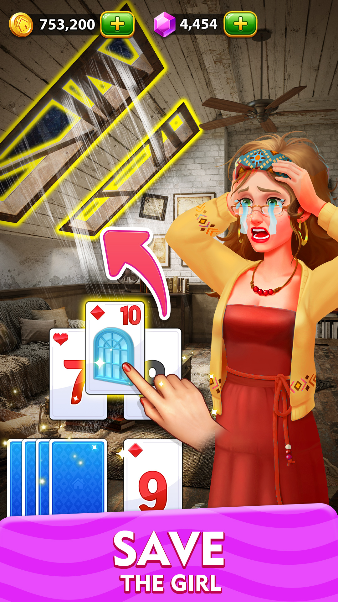 اسکرین شات 1 بازی Solitaire Tripeaks Home: Merge