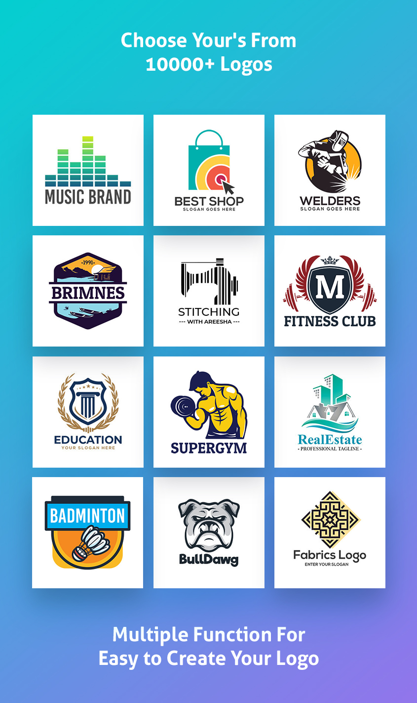 اسکرین شات 3 برنامه Logo Maker & Logo Creator