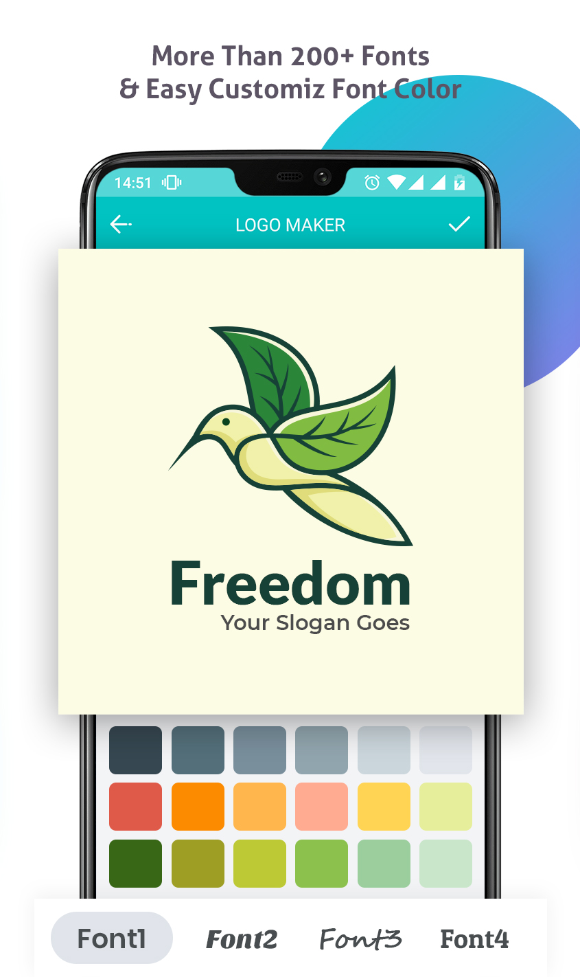 اسکرین شات 4 برنامه Logo Maker & Logo Creator