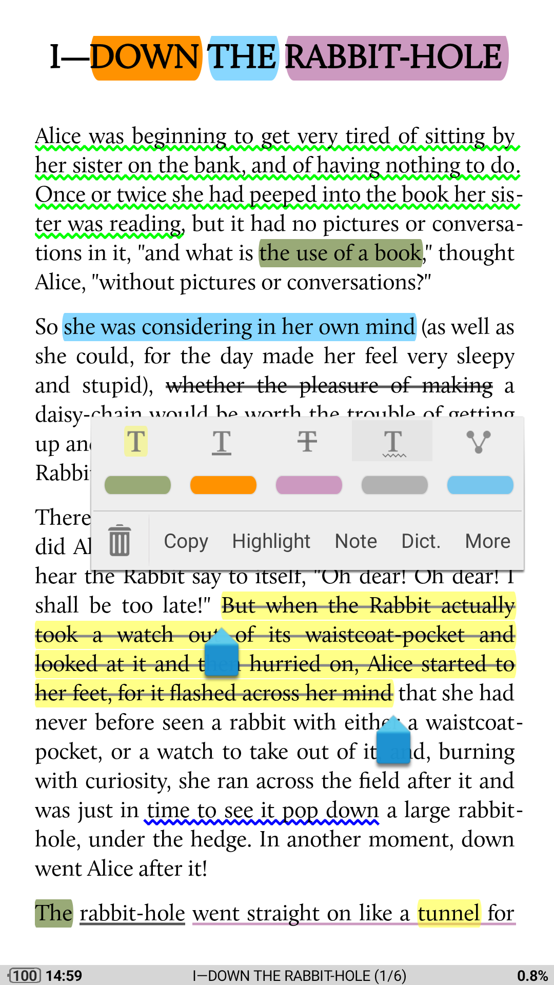 اسکرین شات 3 برنامه Moon+ Reader