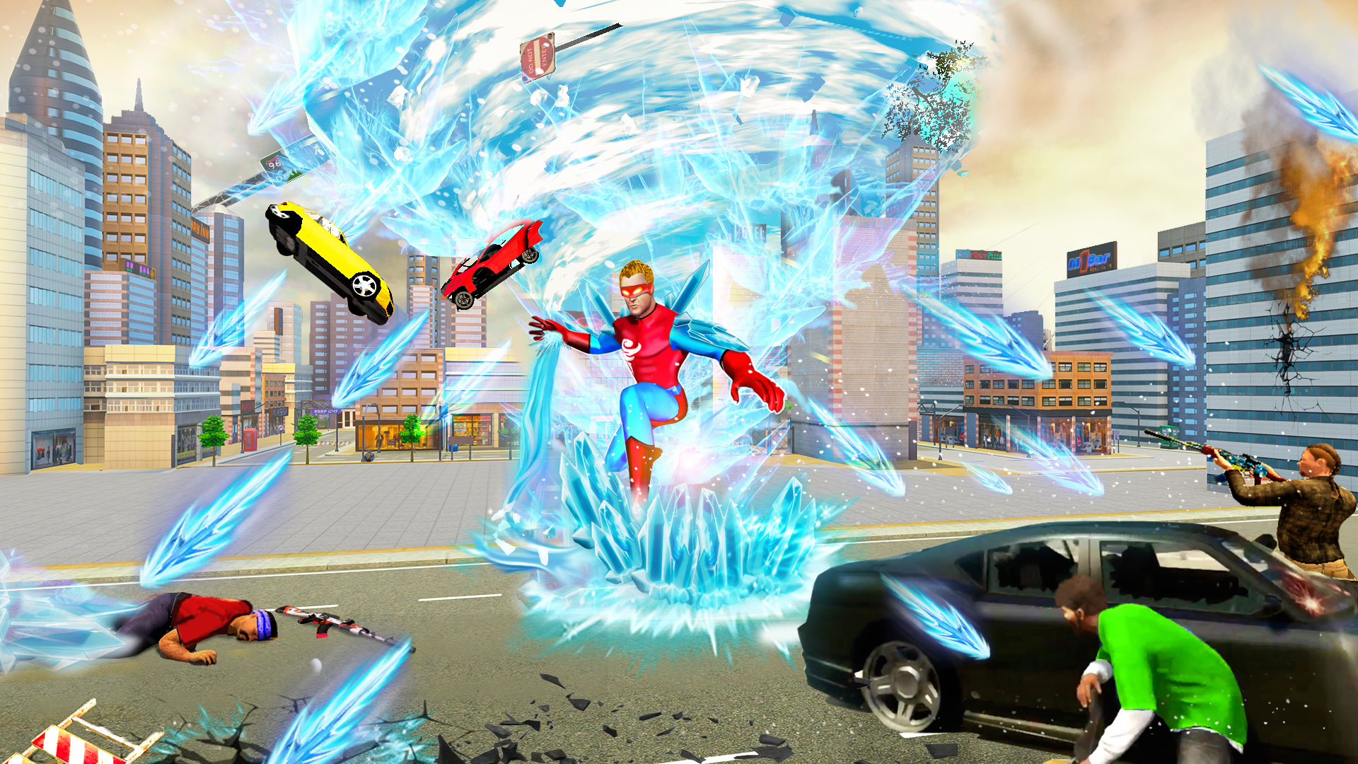 اسکرین شات 7 بازی Snow storm ice hero robot game