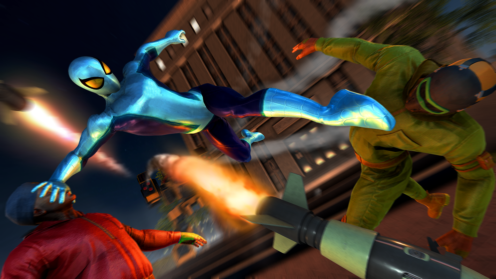 اسکرین شات 5 بازی Flying Spider Fighter Sim Game