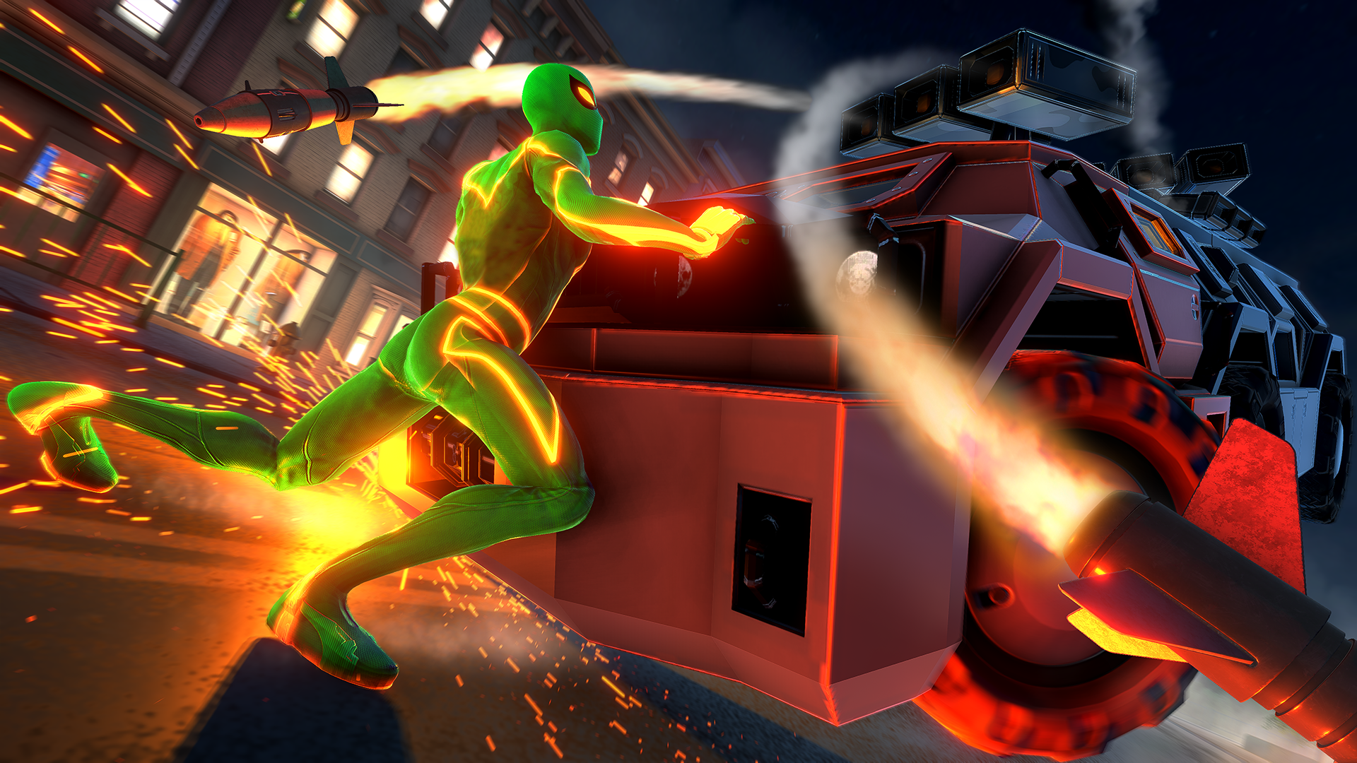 اسکرین شات 3 بازی Flying Spider Fighter Sim Game