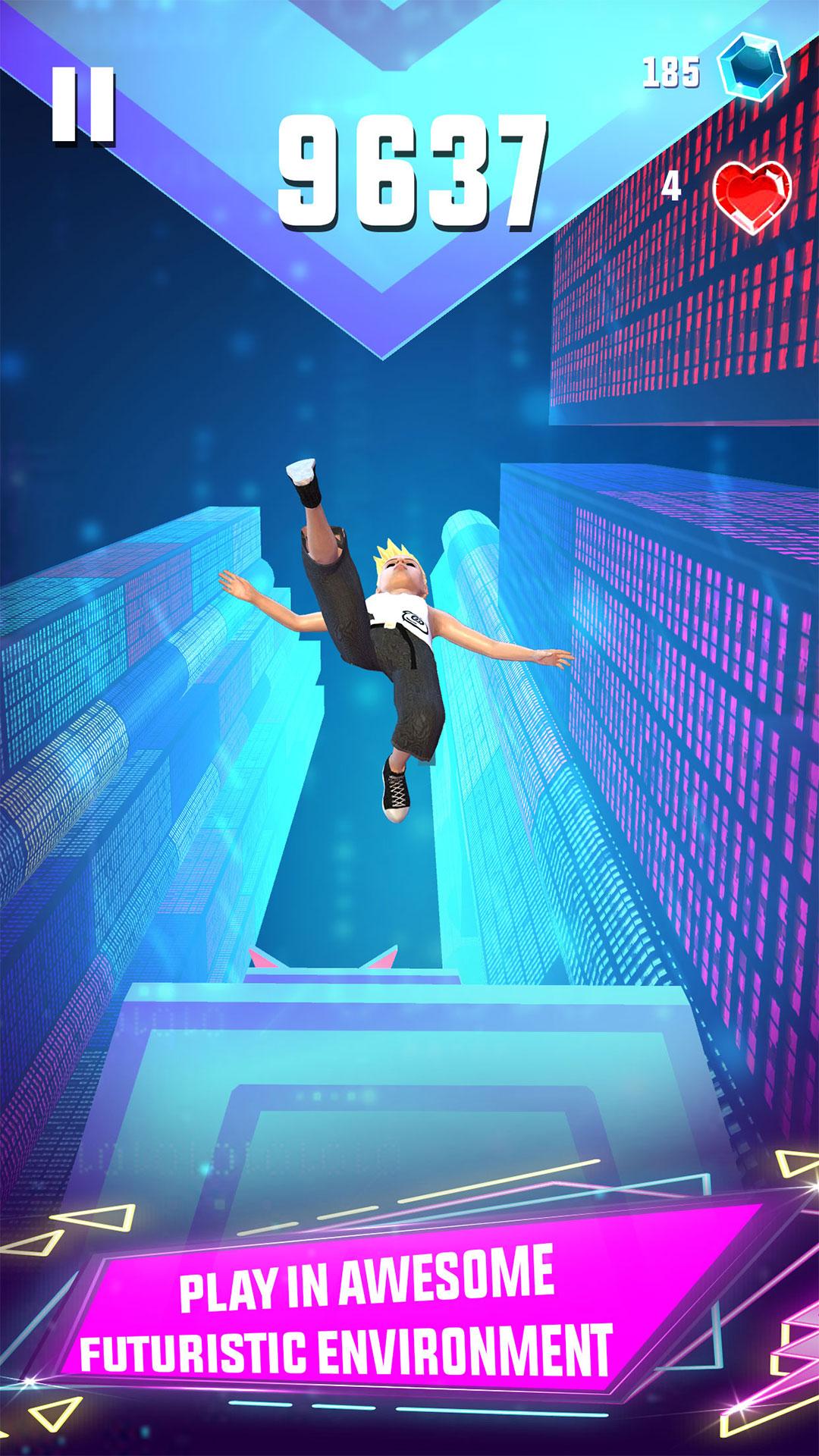 اسکرین شات 4 بازی Sky Parkour Jumper Race 3D