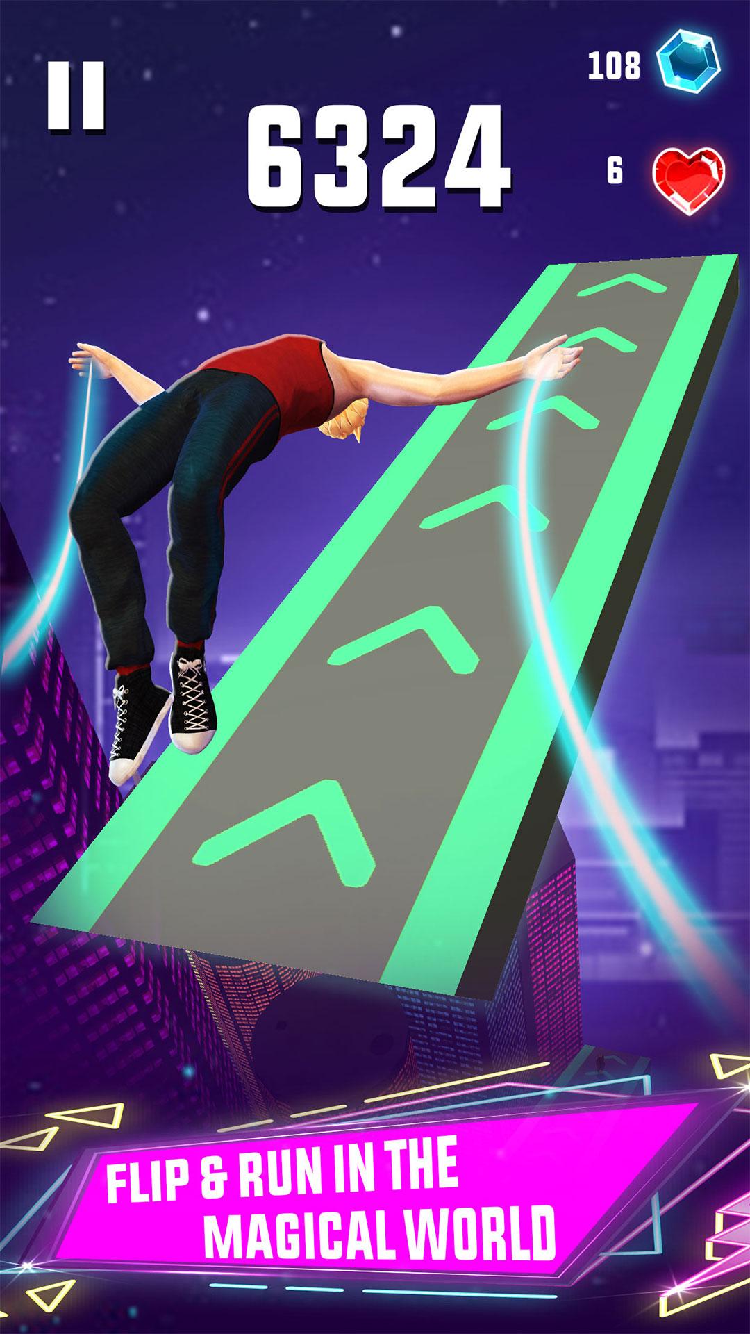 اسکرین شات 3 بازی Sky Parkour Jumper Race 3D
