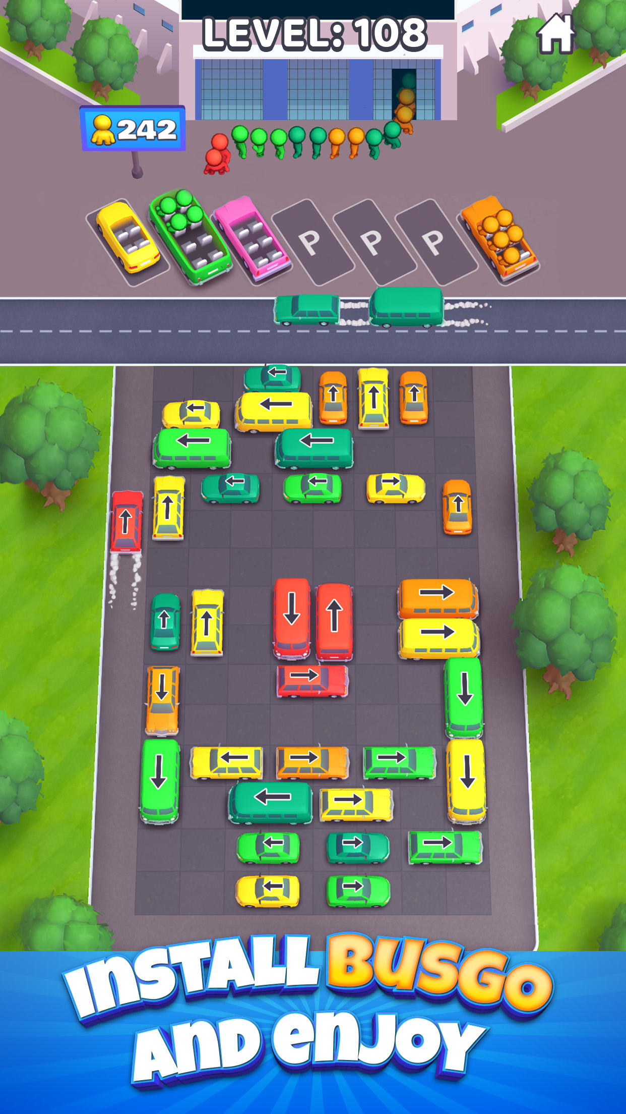 اسکرین شات 5 بازی Bus GO! Car Sorting Puzzle
