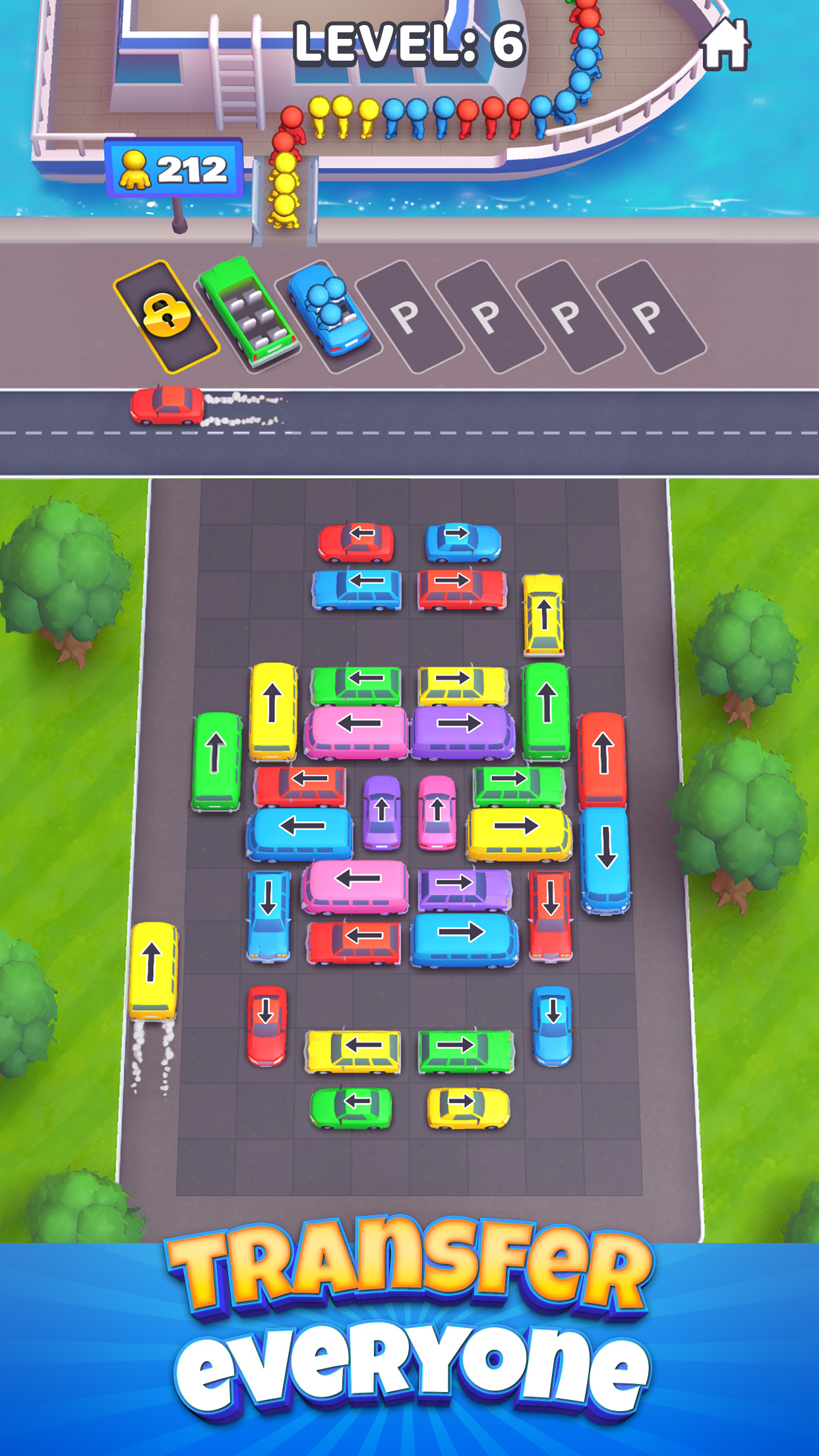 اسکرین شات 1 بازی Bus GO! Car Sorting Puzzle