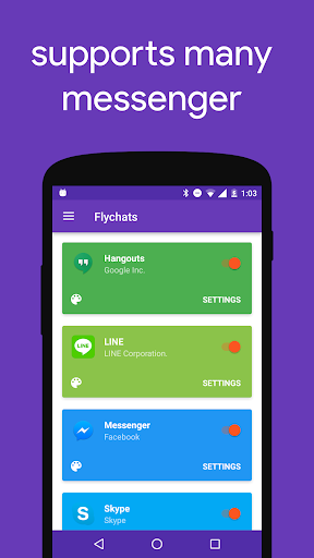 اسکرین شات 4 برنامه Flychat