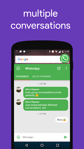 اسکرین شات 3 برنامه Flychat