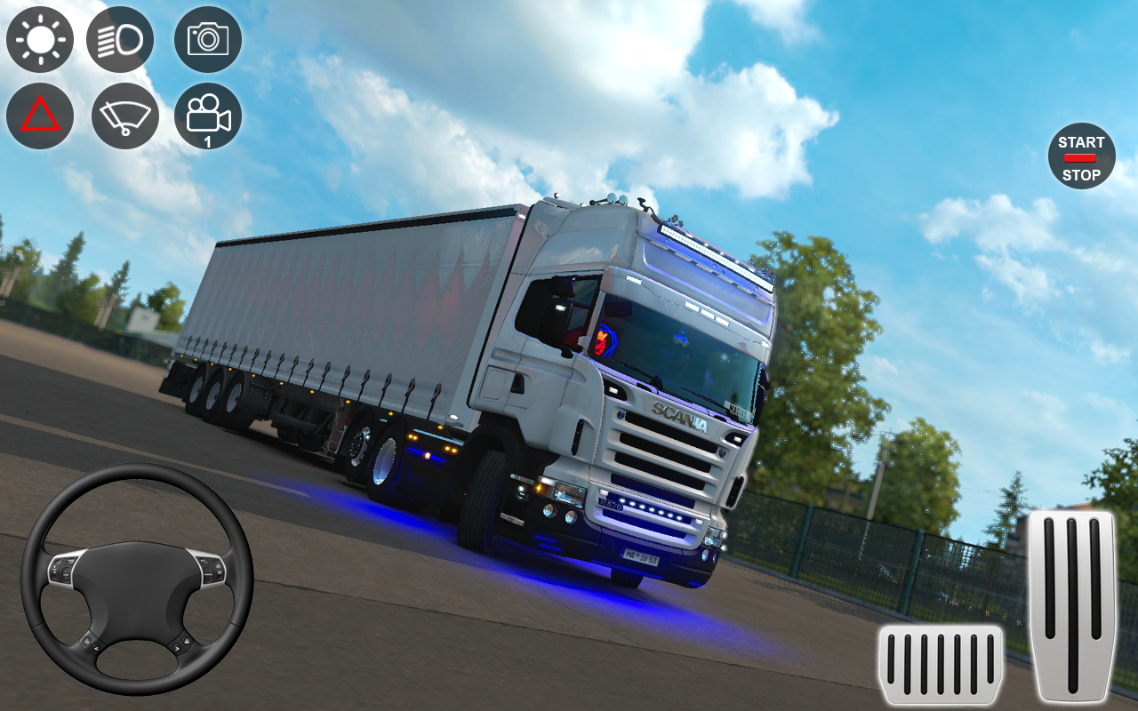 اسکرین شات 5 بازی Modern Euro Truck Simulator 3d