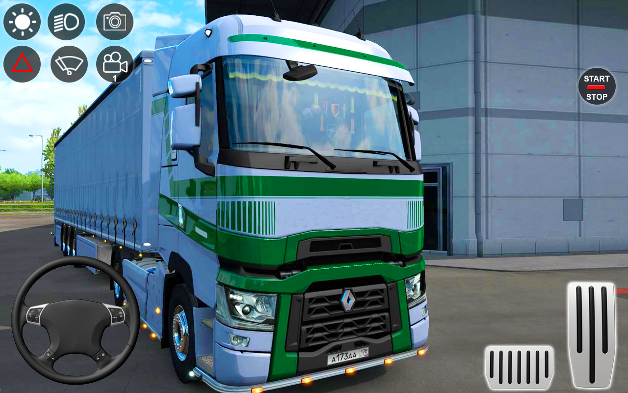 اسکرین شات 1 بازی Modern Euro Truck Simulator 3d