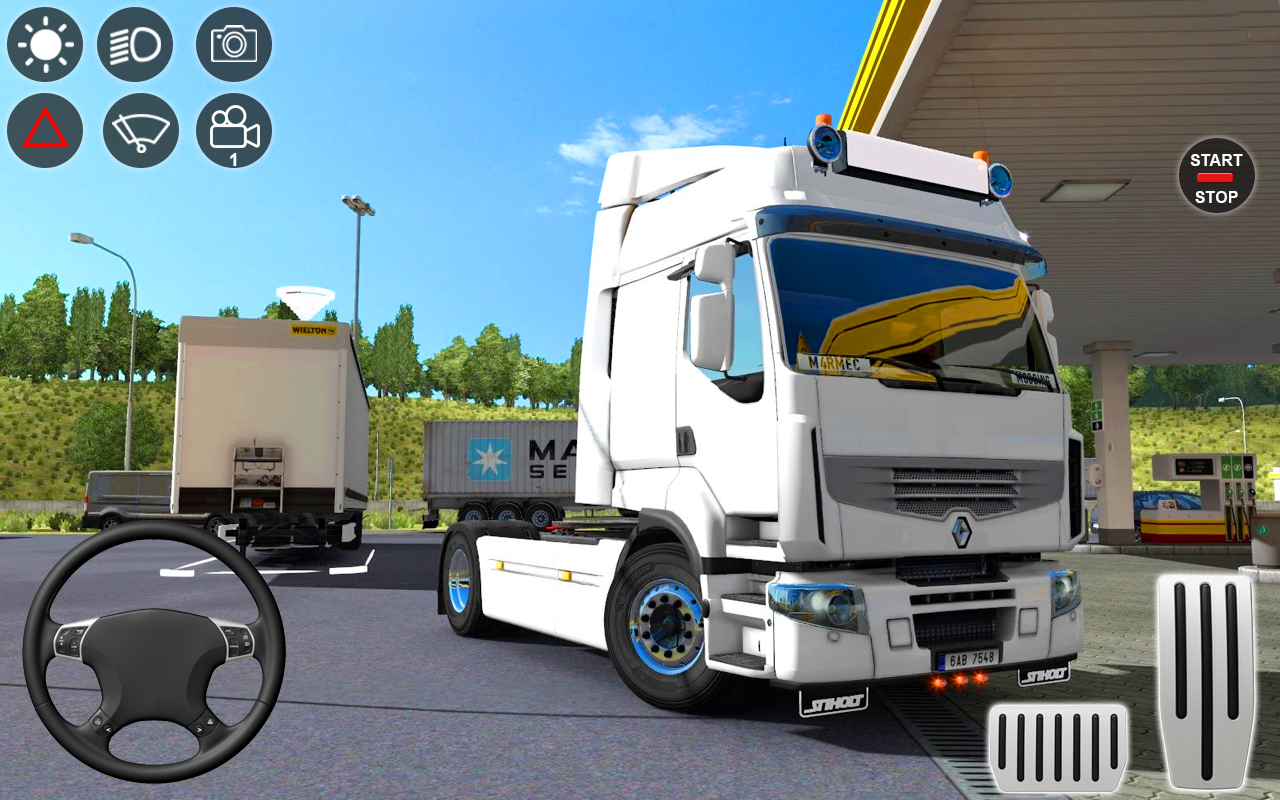 اسکرین شات 6 بازی Modern Euro Truck Simulator 3d