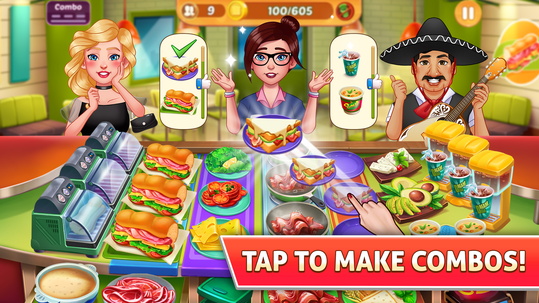 اسکرین شات 4 بازی Kitchen Craze: Restaurant Game