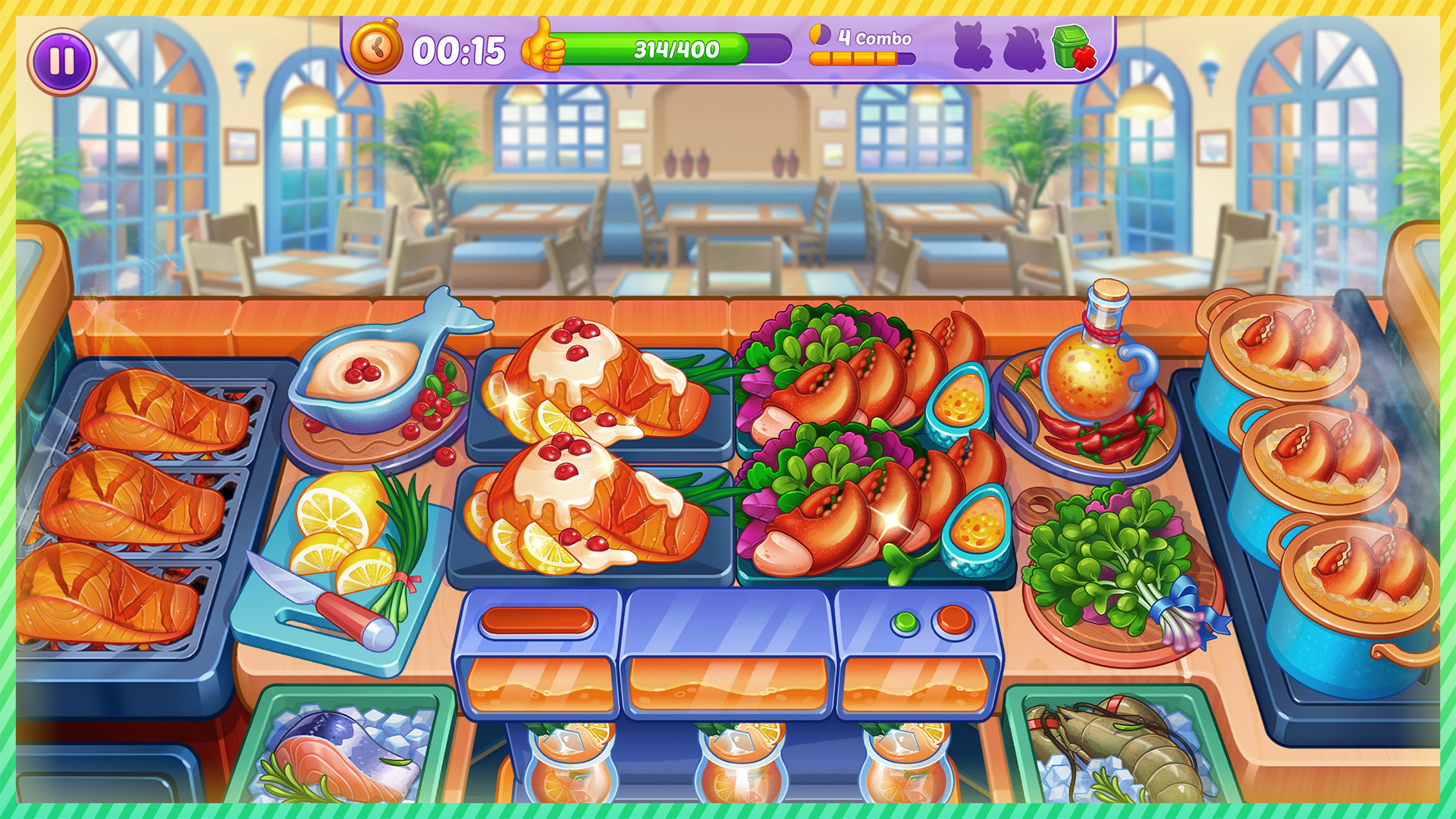 اسکرین شات 2 بازی Cooking Crush - Cooking Game