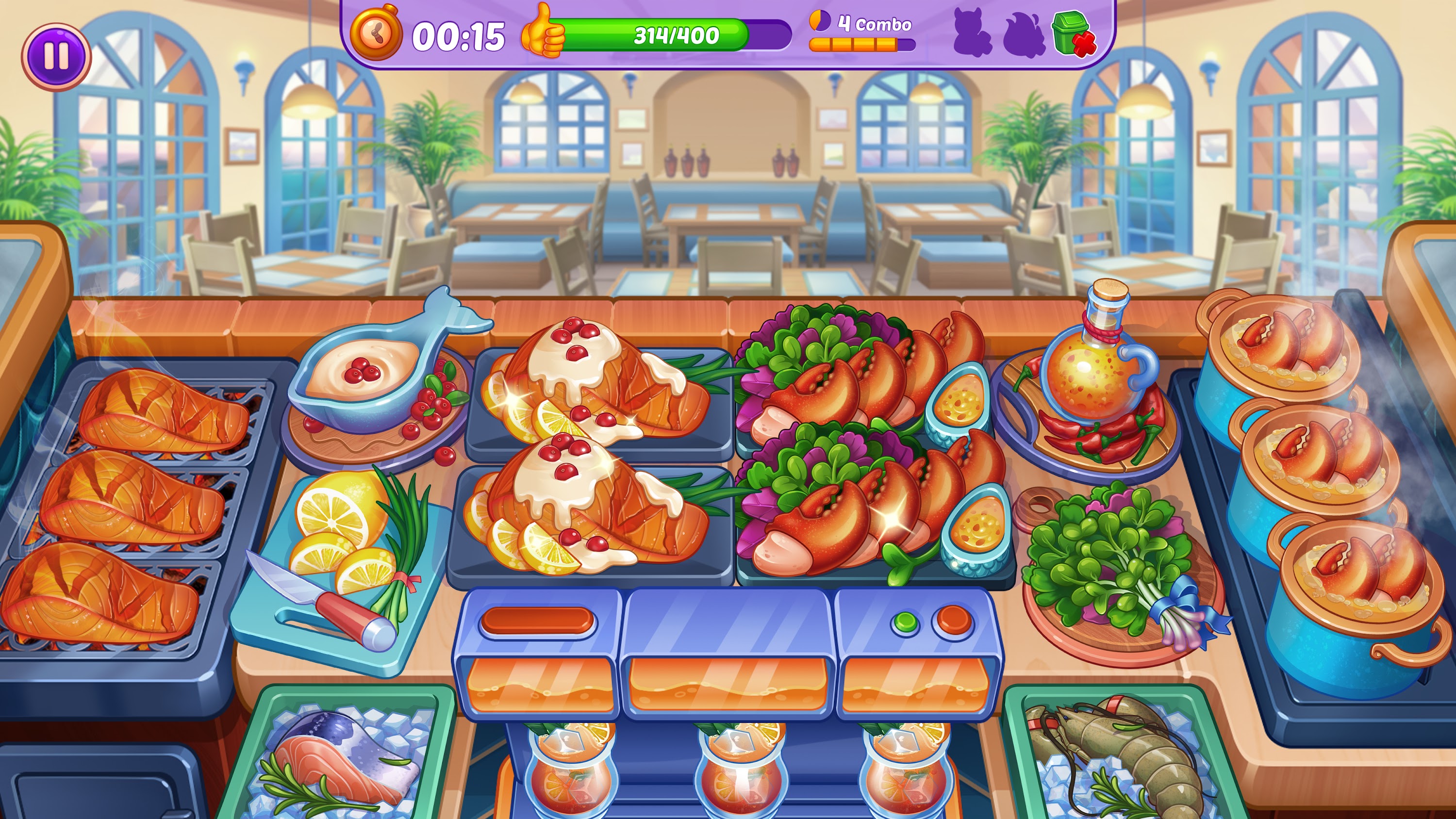 اسکرین شات 2 بازی Cooking Crush - Cooking Game