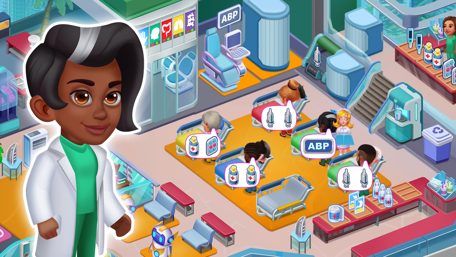 اسکرین شات 3 بازی Hospital +: Happy ASMR Clinic