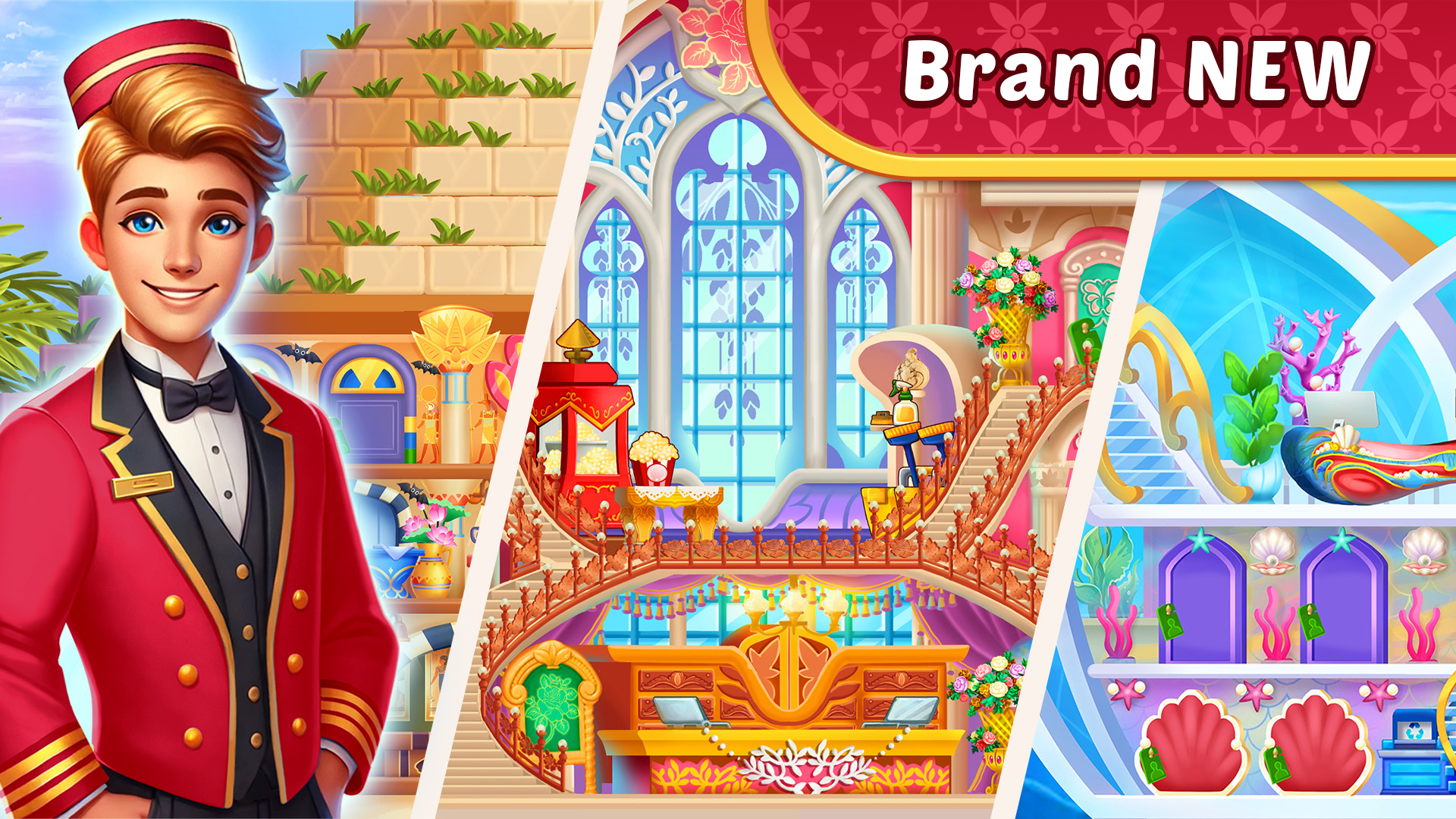 اسکرین شات 2 بازی My Hotel ™ Grand Fun Mania!