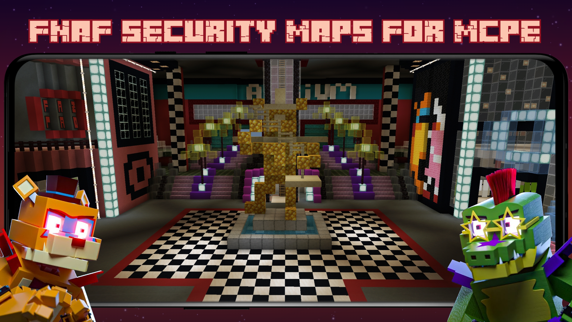 اسکرین شات 2 برنامه FNAF Breach Mods for Minecraft