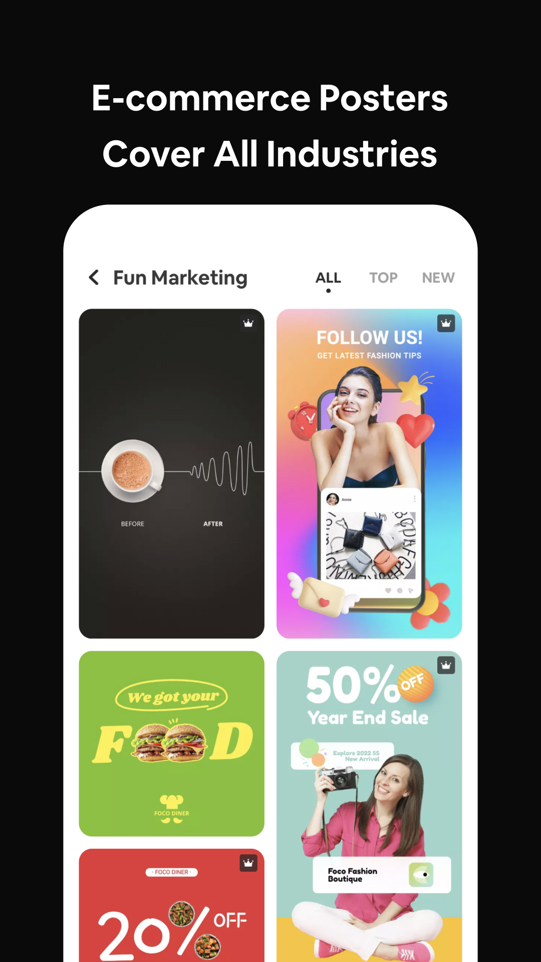 اسکرین شات 4 برنامه FocoDesign: Photo Video Editor