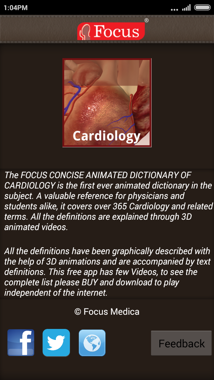 اسکرین شات 5 برنامه Cardiology-Animated Dictionary